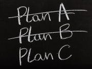 Survival Contingency Planning – The Not So Obvious blackboard with plans A, B, C