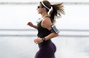 Defeatist Attitude Woman Running