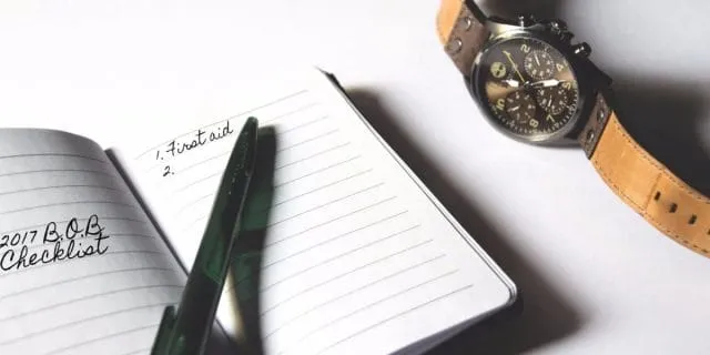 Bug Out Bag Checklist