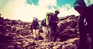 People carrying bug out bags