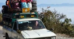 overloaded bug out car