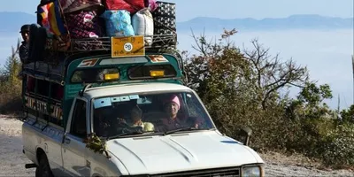 overloaded bug out car